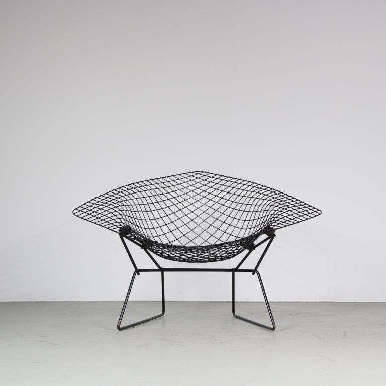 photo for sale Harry Bertoia “Big Diamond” Chair For Knoll International, USA 1960