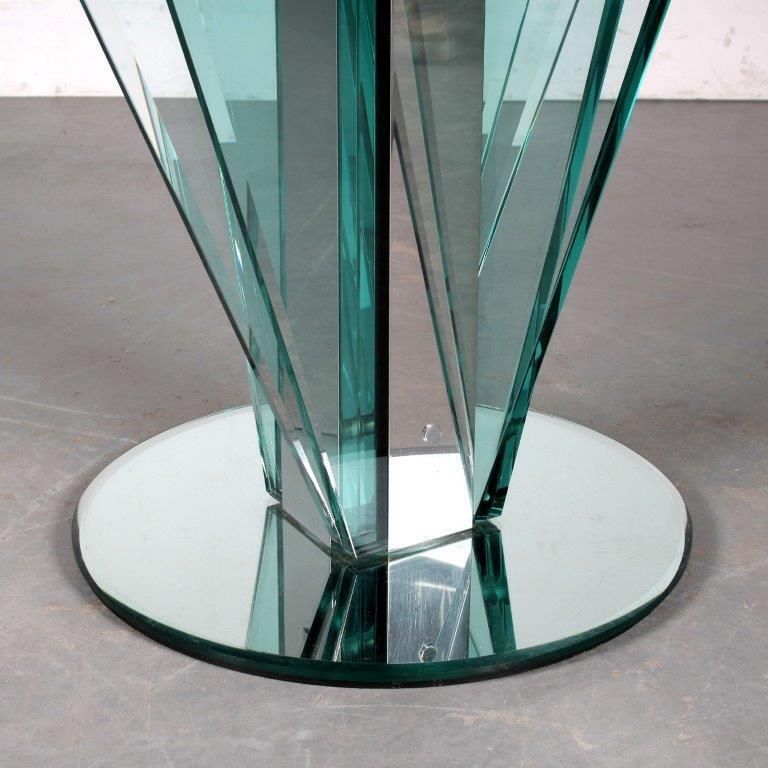 8289.0 Nile Glass Table By Galotti And Radice Italy 1970 photo