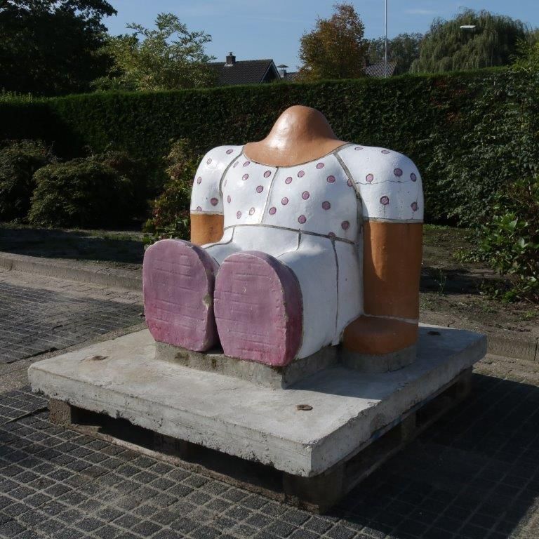 Sitting Figure Sculpture By Jan Snoeck Netherlands 1980 photo furniture