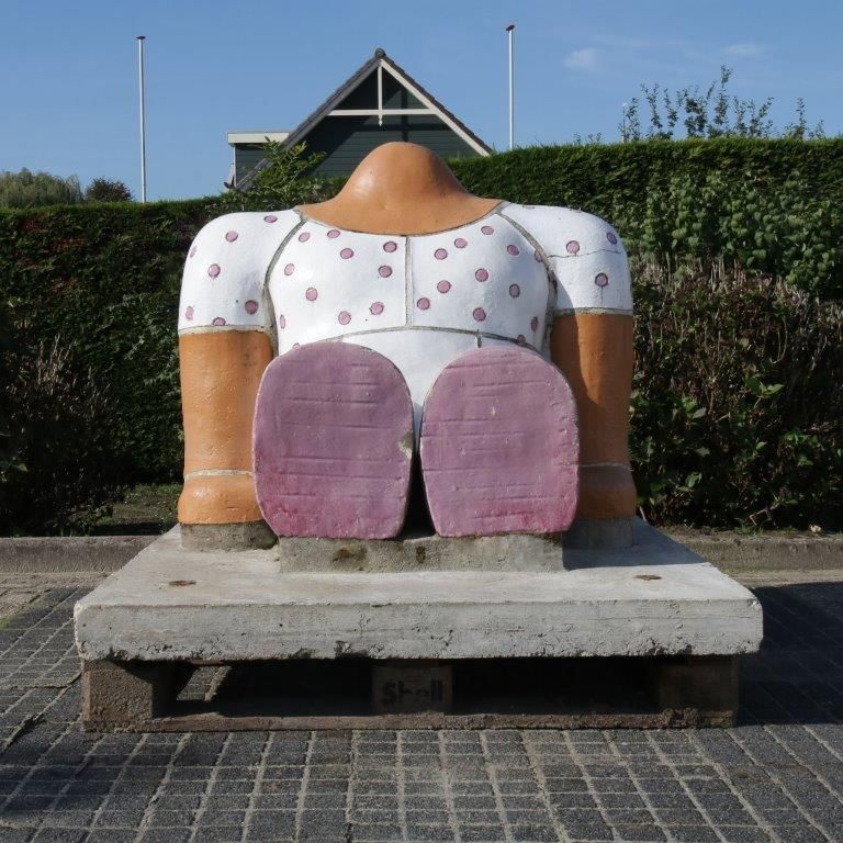 Sitting Figure Sculpture By Jan Snoeck Netherlands 1980 photo for sale