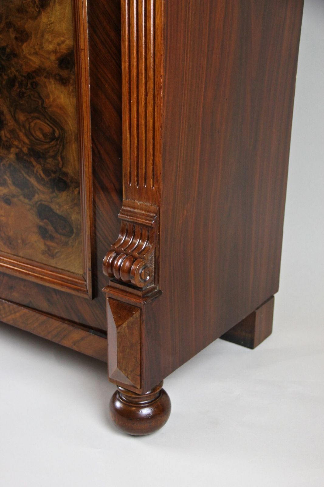 photo for sale 19th Century Nutwood Half Cabinet, Nutwood/ Burl   Austria, Circa 1880