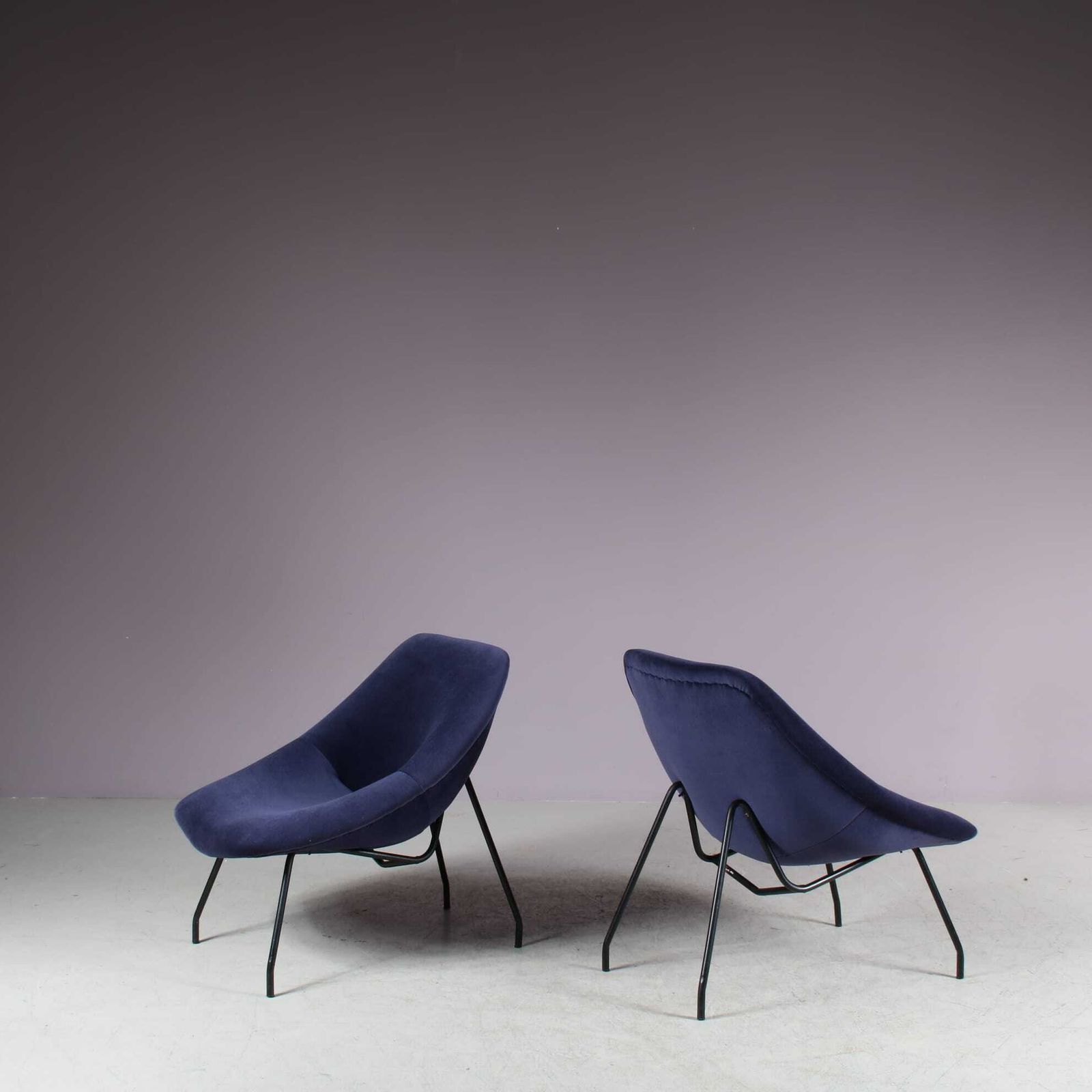 Pair Of Lounge Chairs By Gar, France 1950 photo Furniture