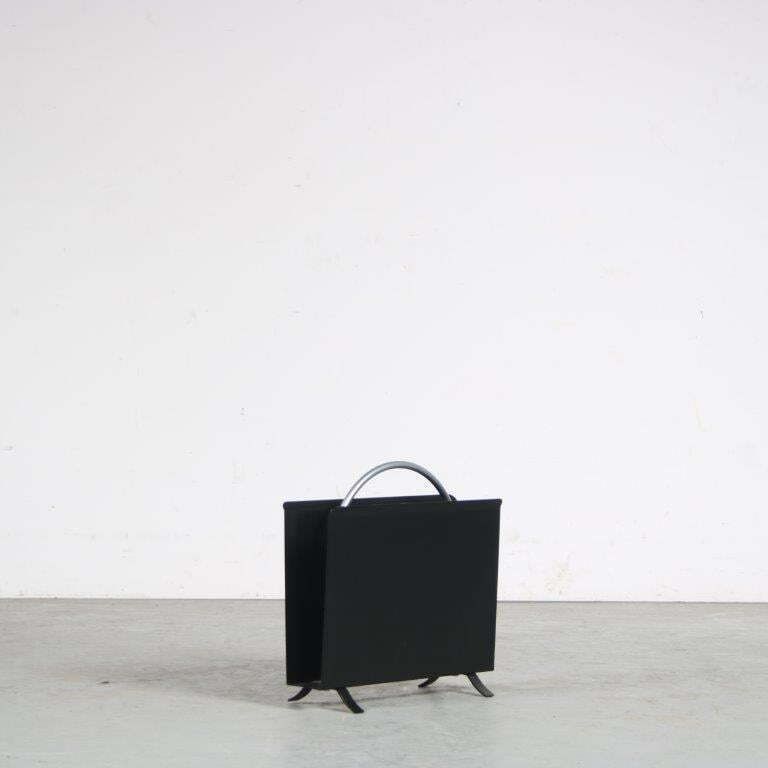 1950s Recent Edition Magazine Rack By W.H. Gispen For Dutch Originals Netherlands photo for sale