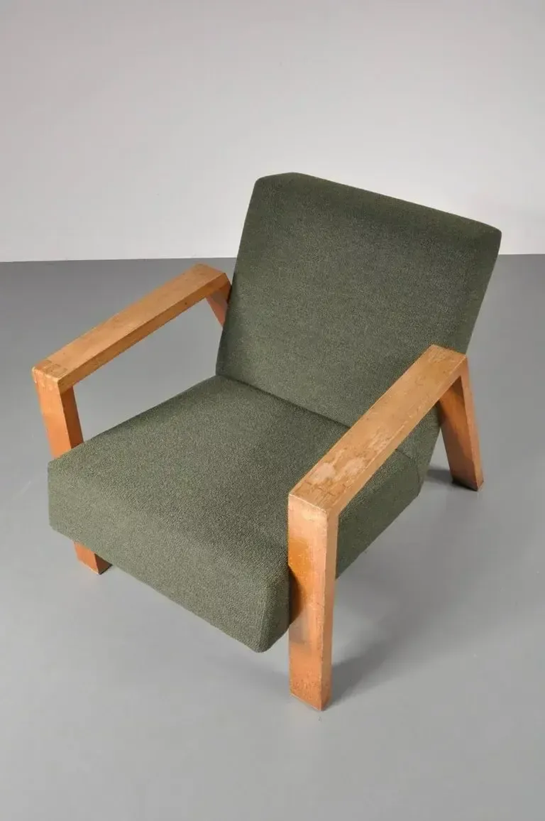 1946s Rare Lounge Chair By Groep & For Goed Wonen, Netherlands