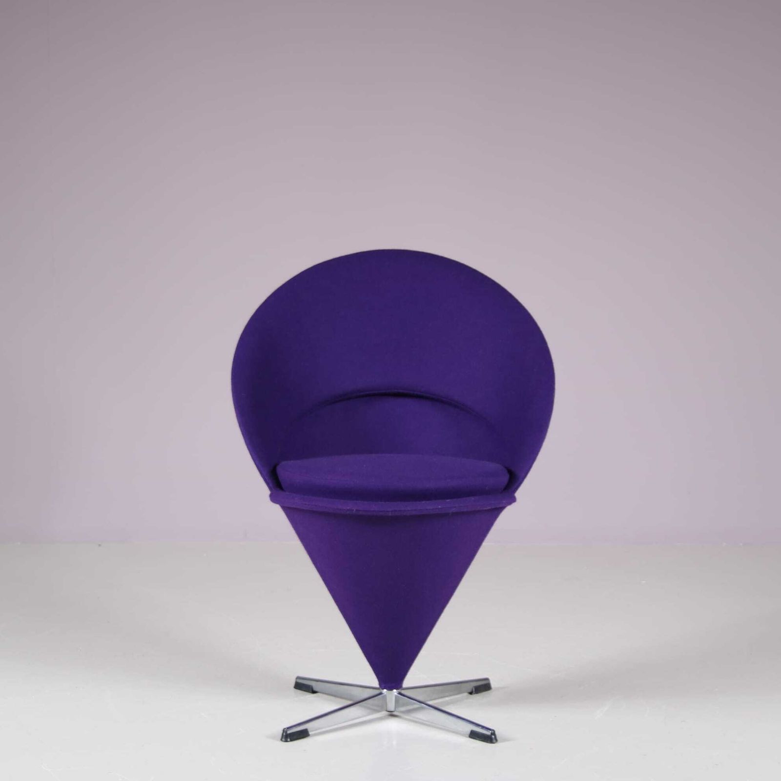 1960s “Cone” Chair By Verner Panton For Plus Linje, Denmark photo for sale