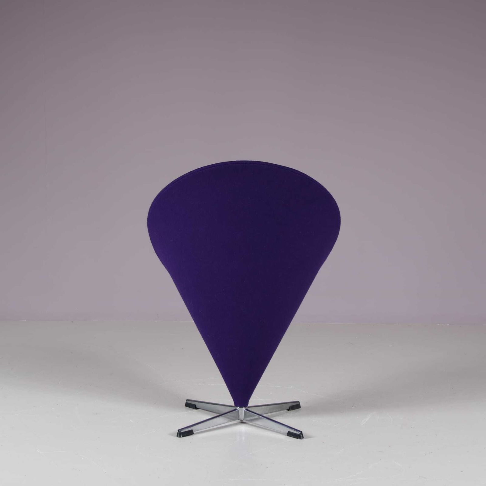 1960s “Cone” Chair By Verner Panton For Plus Linje, Denmark photo vinterior