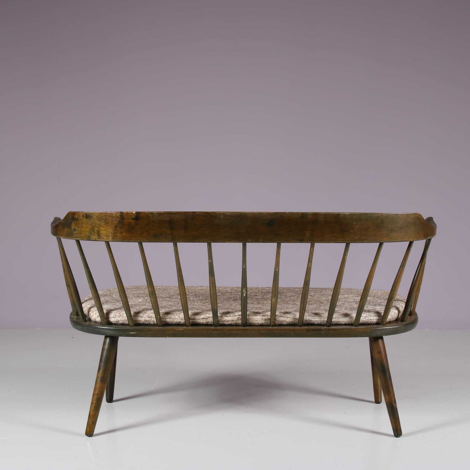 photo furniture 1950s Yngve Ekstrom Bench For Småland, Sweden