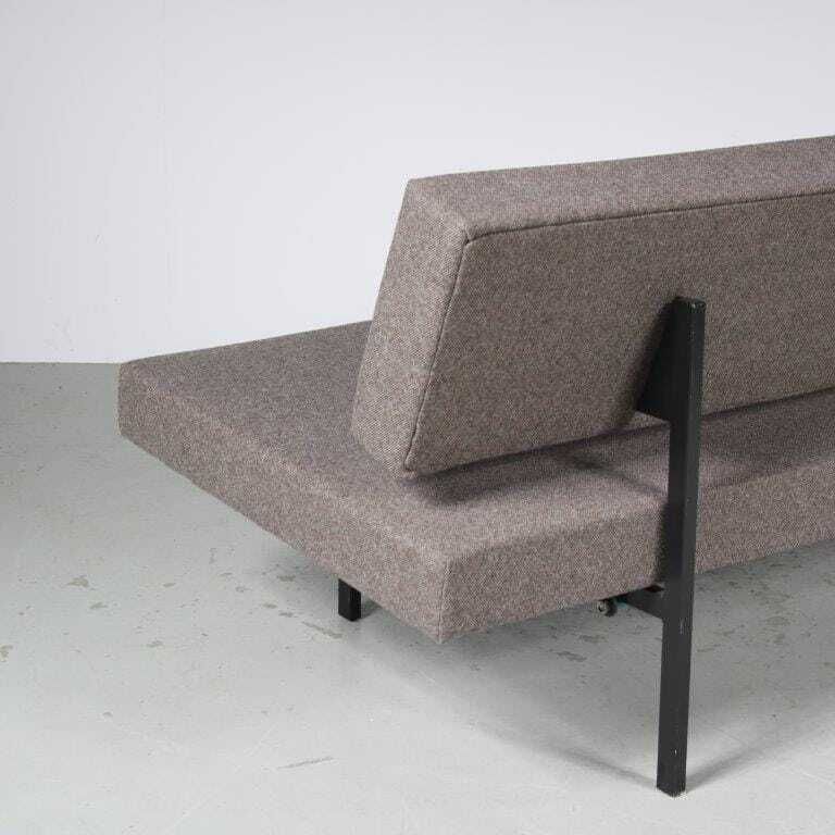 photo for sale 1960s 3 Seater Sleeping Sofa By Gijs Van Der Sluis For Gispen, Netherlands