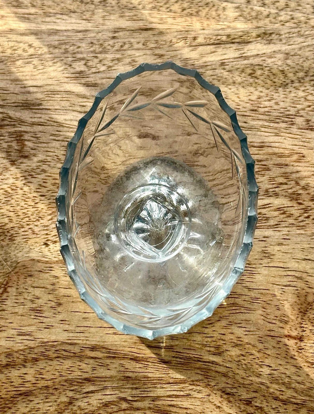 Set Of 2 Antique Glass Master Salt Dishes – Victorian & Georgian (C.1820 1880) photo for sale