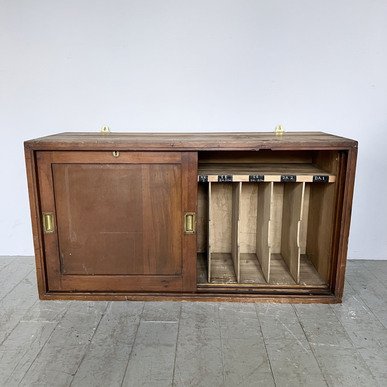 Early 20th Century Wooden Sliding Cabinet