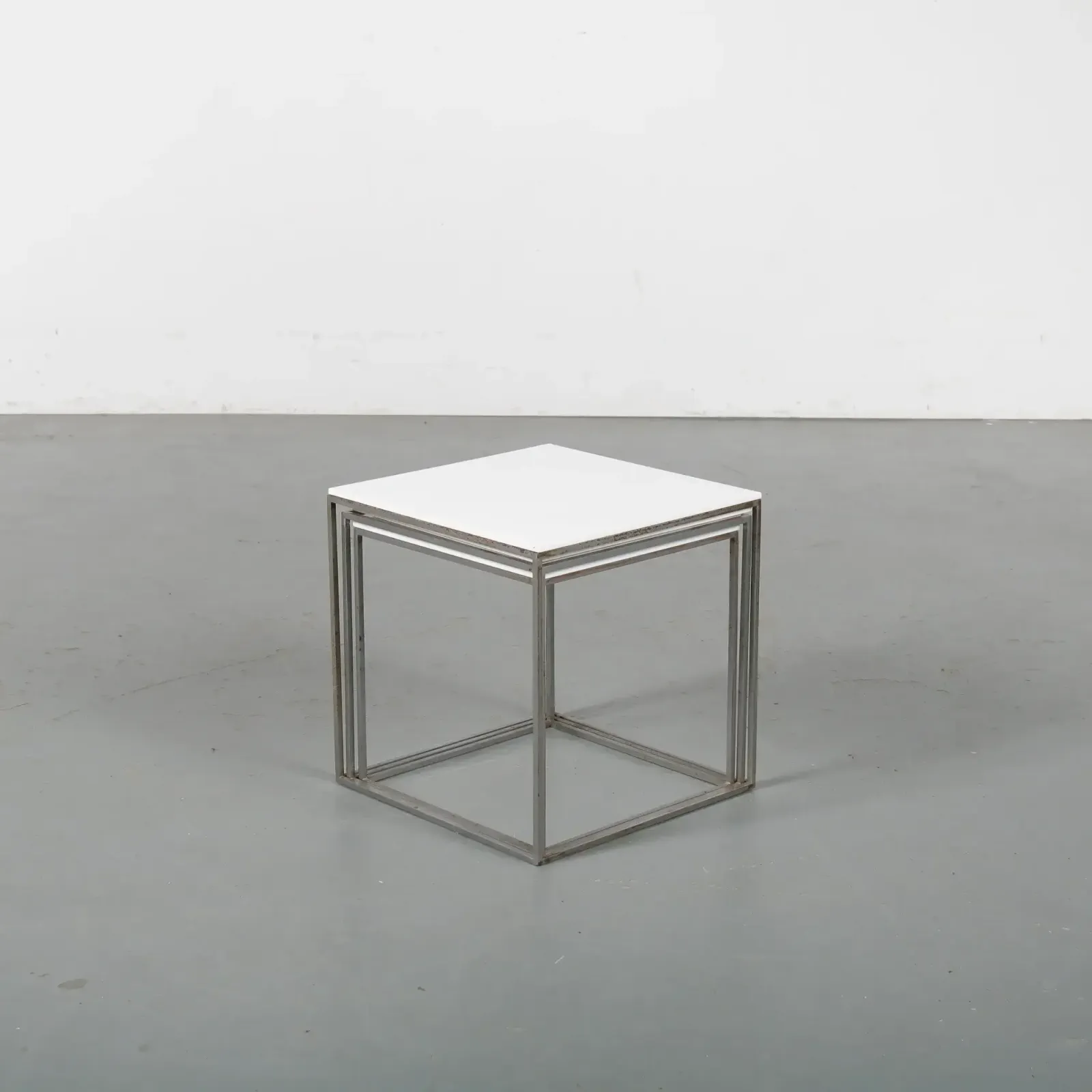 Poul Kjaerholm Pk71 Nesting Tables, Denmark, 1960 photo vintage