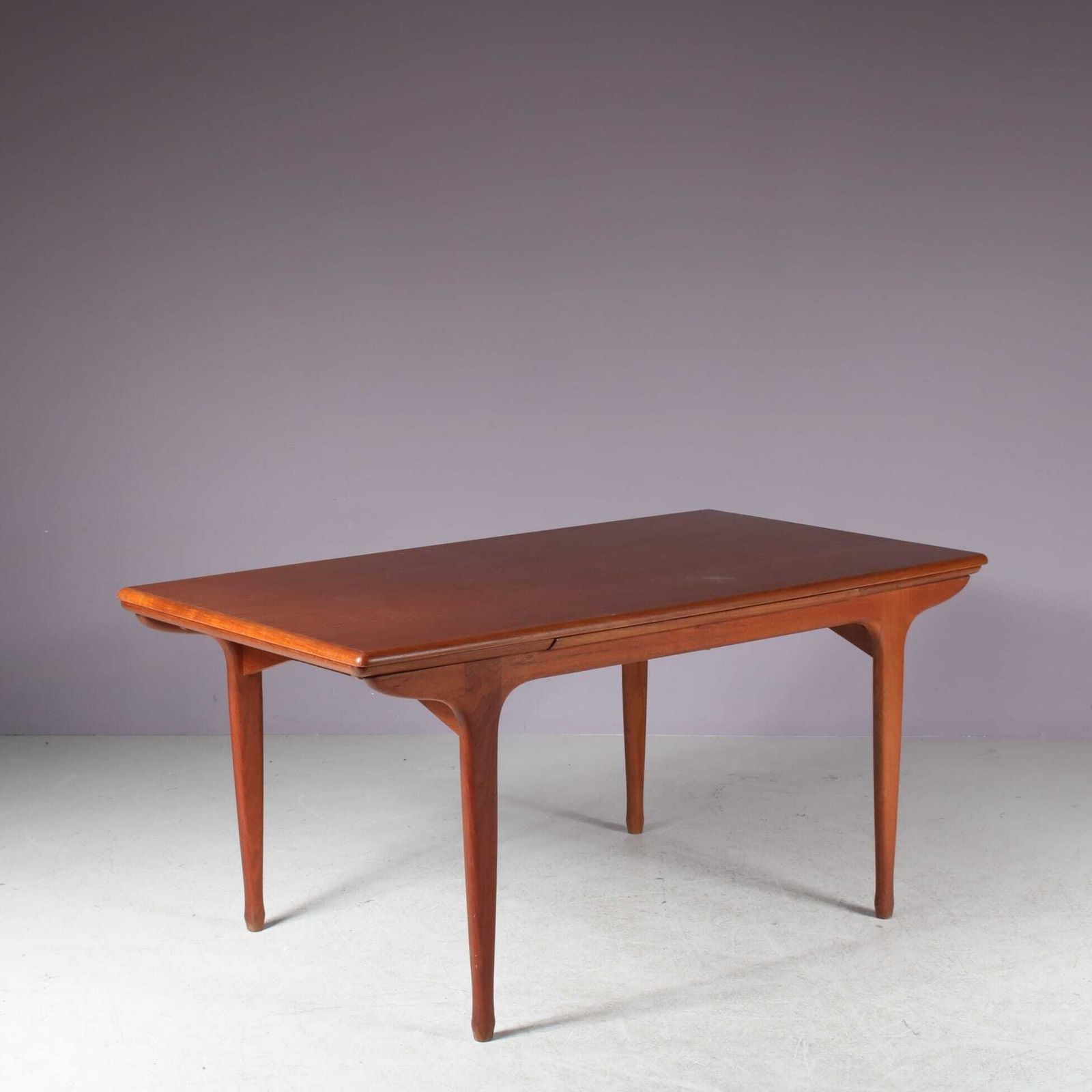1960s Teak Extendible Dining Table By Tv Meubles Paris, France photo for sale