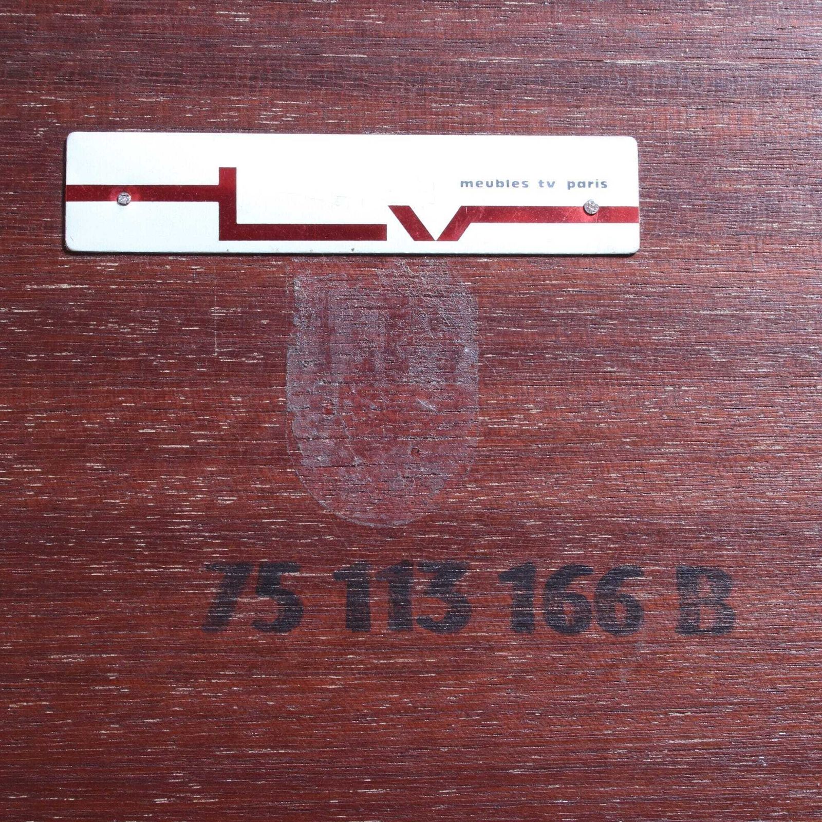 photo for sale 1960s Teak Extendible Dining Table By Tv Meubles Paris, France