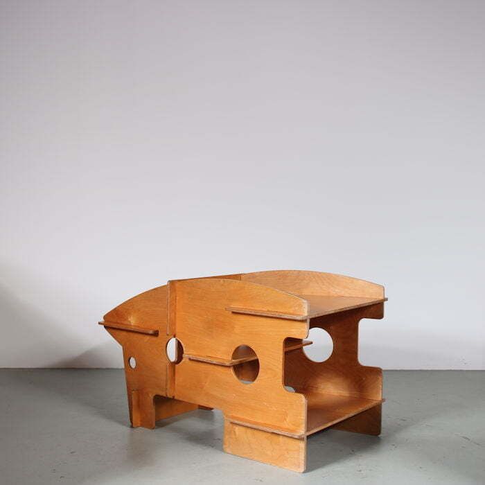 photo vinterior Convertible Children’s High Chair, Desk And Rocker Combined From The Netherlands, 1950