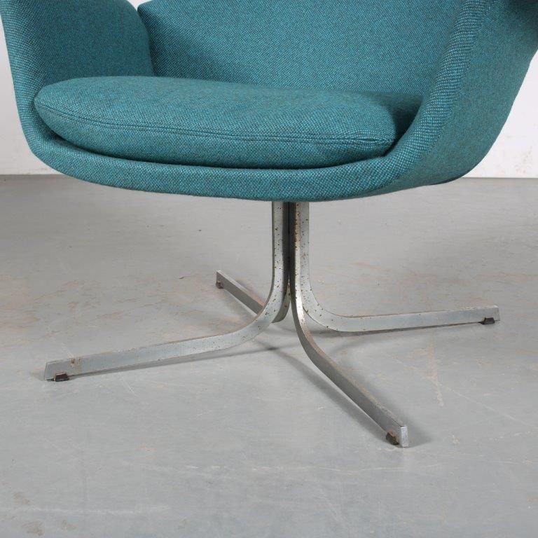 Furniture Rare Pierre Paulin Lounge Chair For Artifort, Netherlands 1950 photo