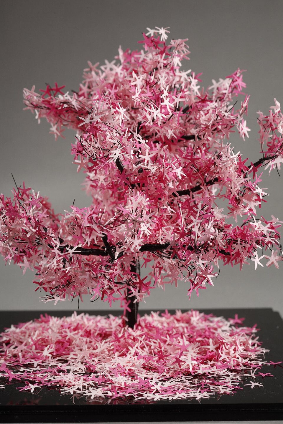 Metal And Paper Creation By Lebanese Artist Nayla Tabet &Quot;The Pink Tree&Quot. photo furniture