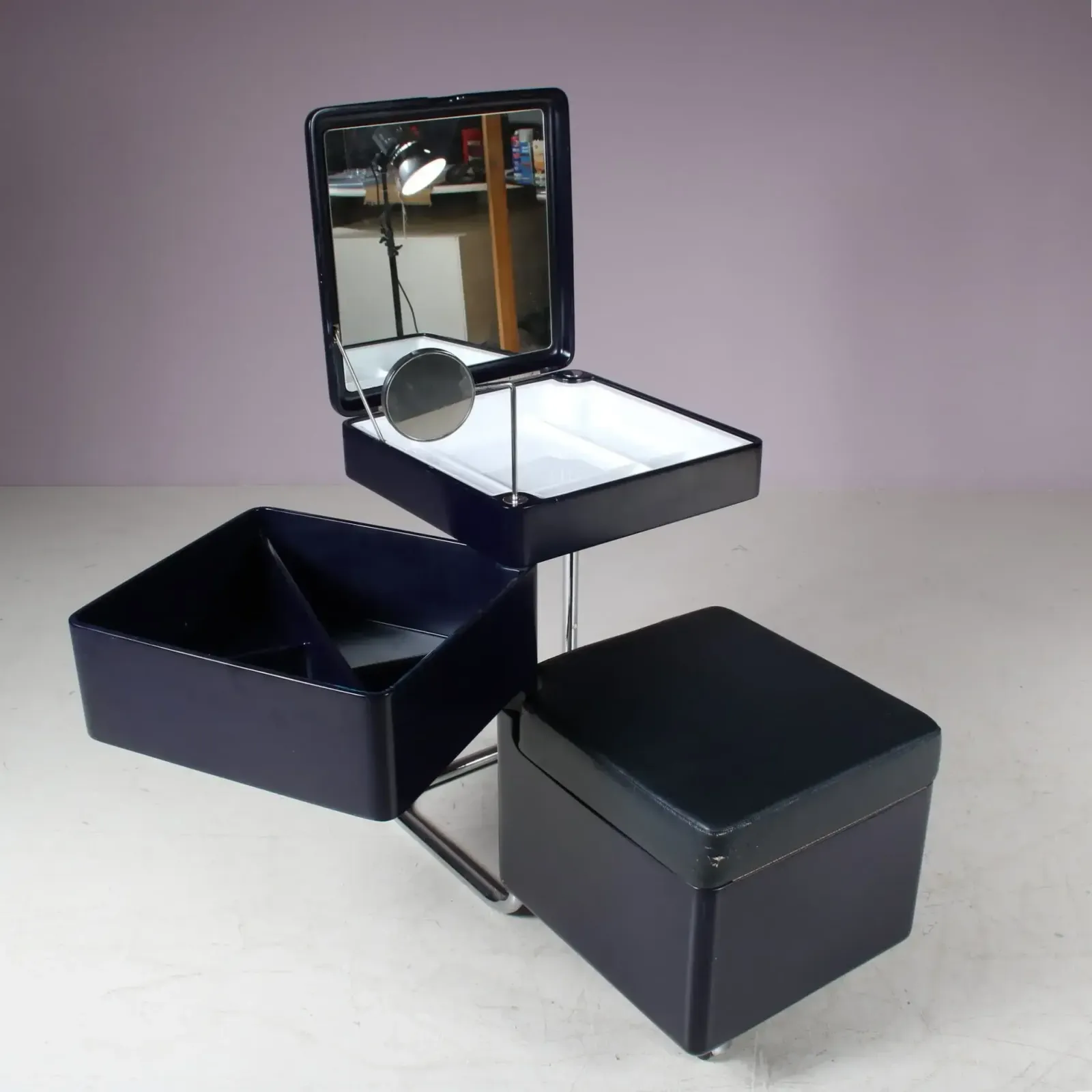 Furniture “Ciarly” Dressing Table By Carlo Urbinati For Tulli Zuccari, Italy 1970 photo