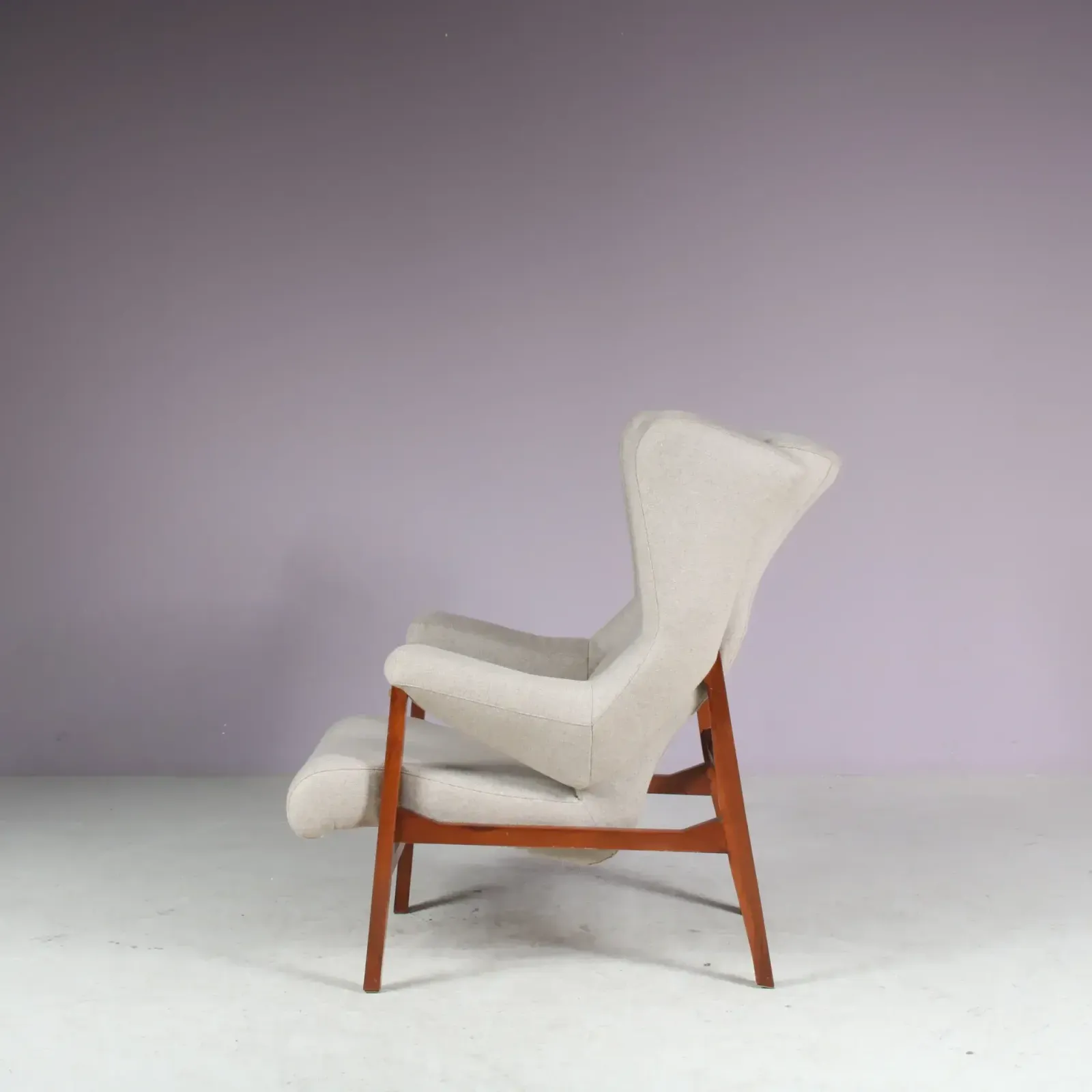 photo vintage Very Rare Pair Of Early “Fiorenza” Chairs By Franco Albini For Arflex, Italy 1950