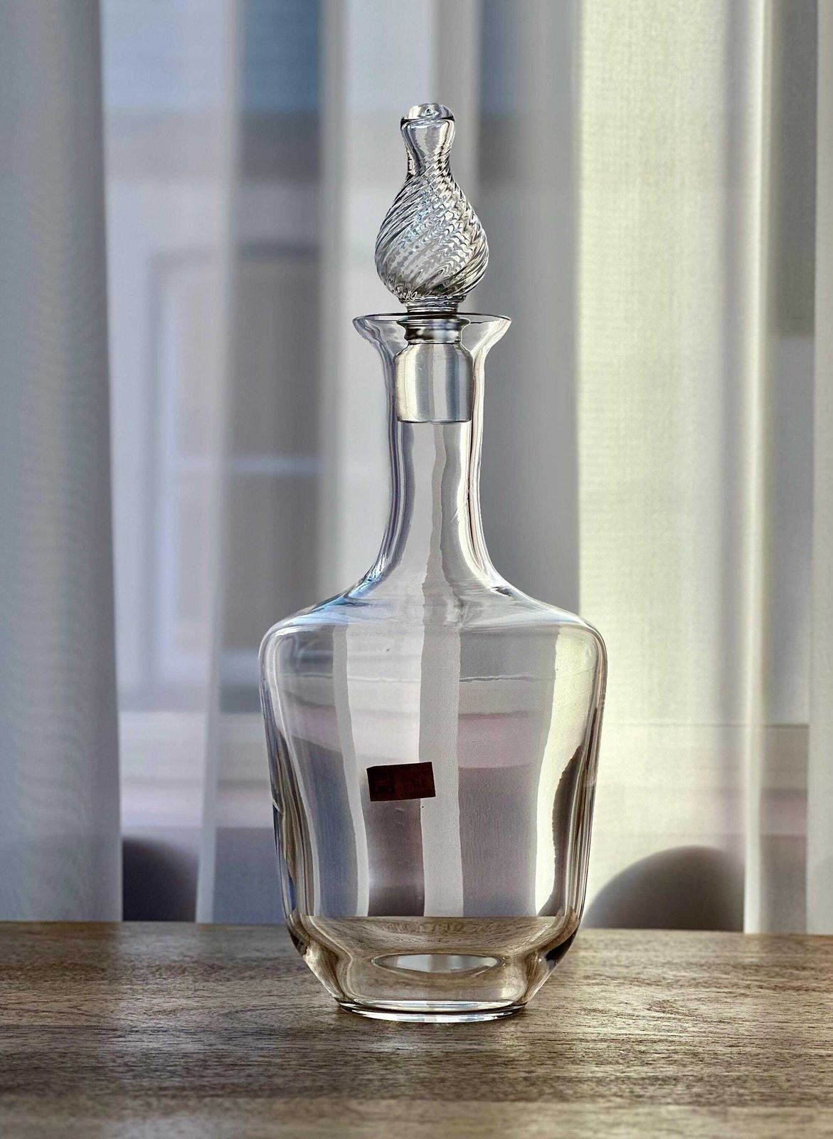 Authentic 1960s Hadeland Crystal Decanter By Willy Johansson photo buy