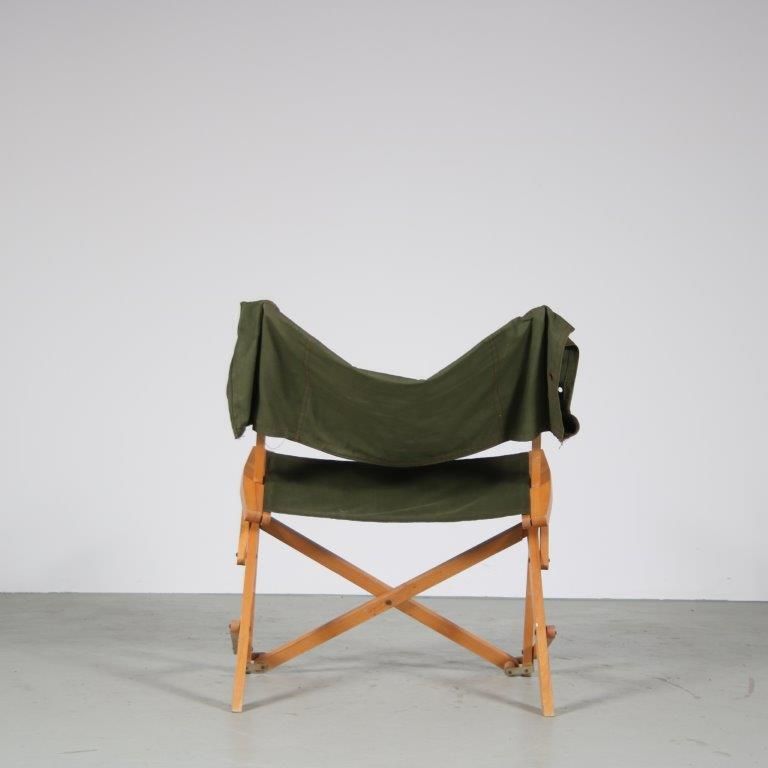 1960s “Praia” Folding Chair By Pier Giacomo Castiglioni For Gavina, Italy photo vintage