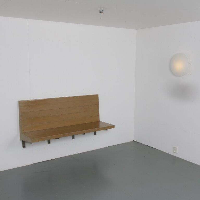 photo vinterior Rare Dom Hans Van Der Laan Wall Mounted Bench, Netherlands 1970