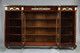 photo furniture Large Low Bookcase In Mahogany And Mahogany Veneer