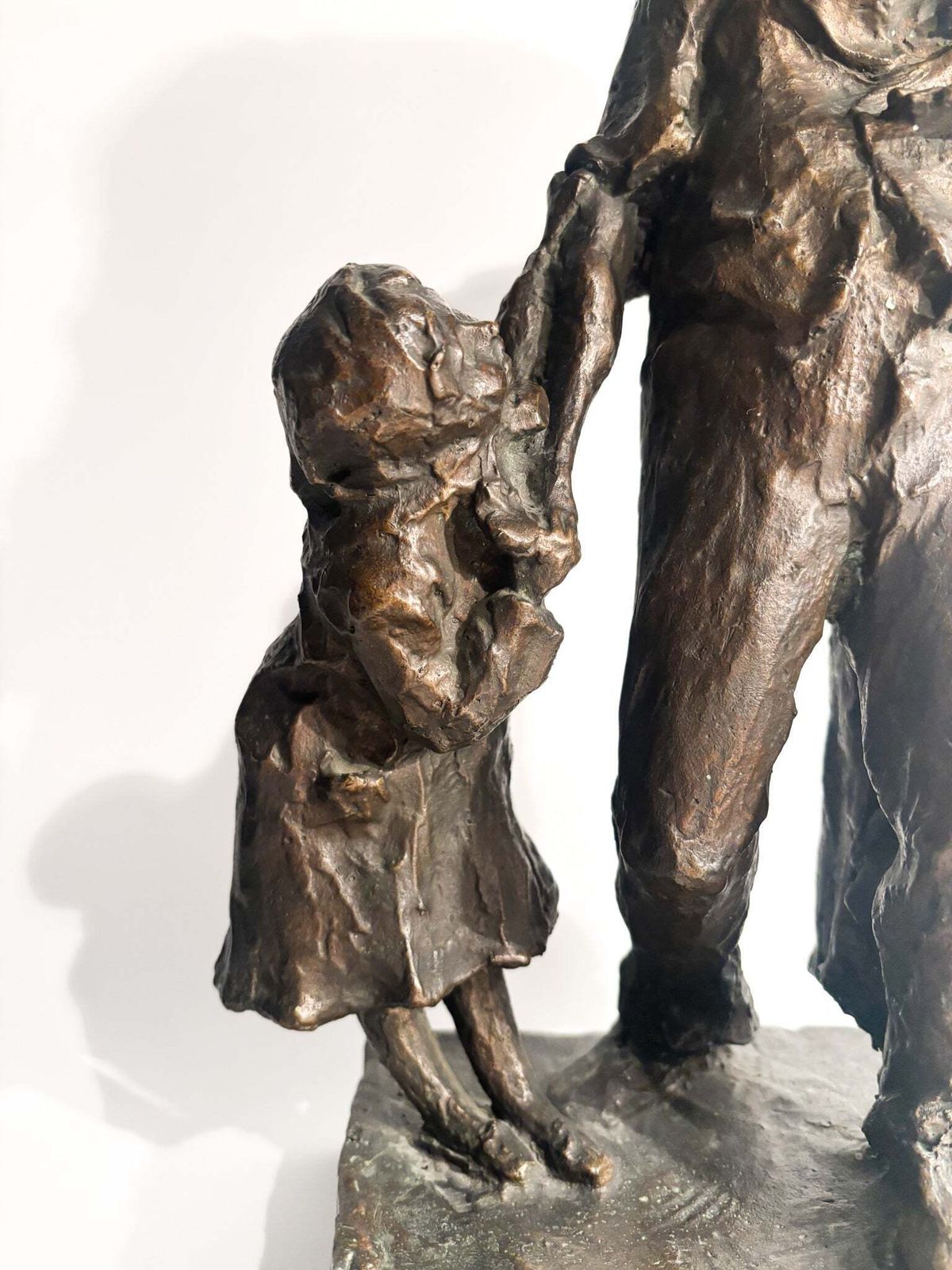 Bronze Sculpture Of Two Figures 'The Caprices' By Edmondo Furlan 1960s photo Home Decor
