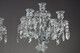 photo buy Pair Of Glass Candelabras With Crystal Pendants