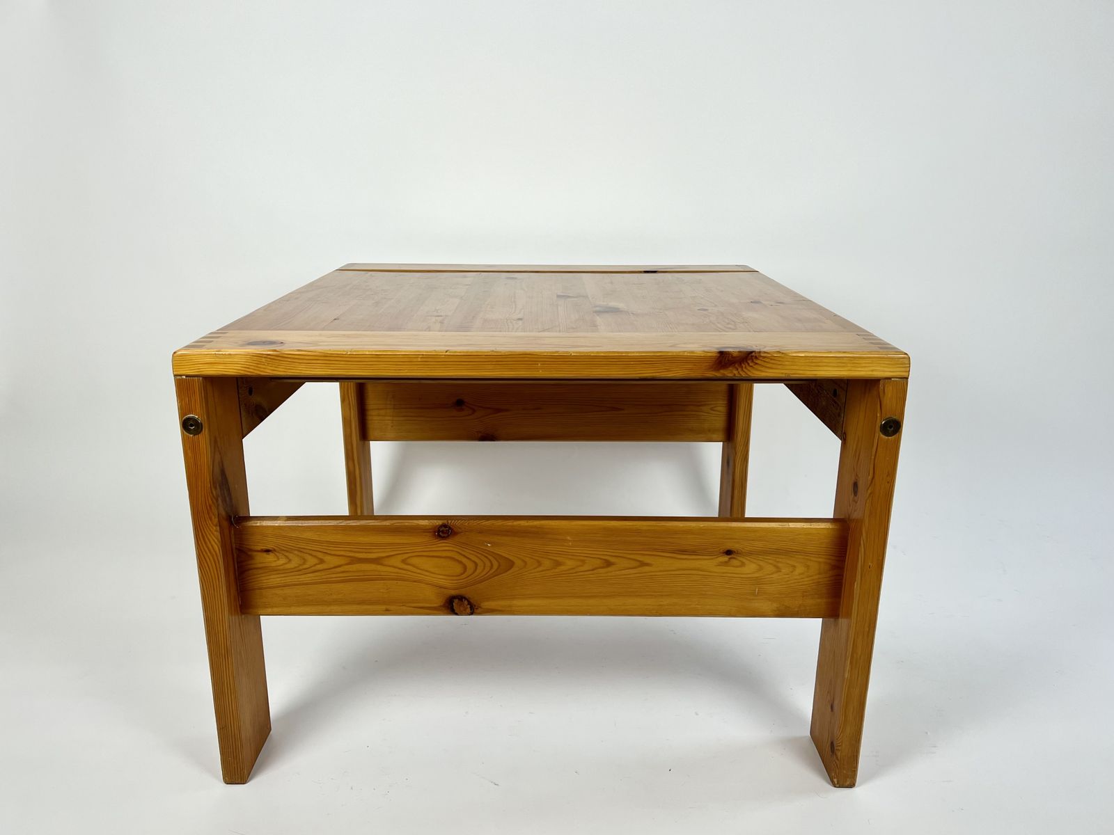 Vintage Pine Coffee Table, France 1970s photo buy