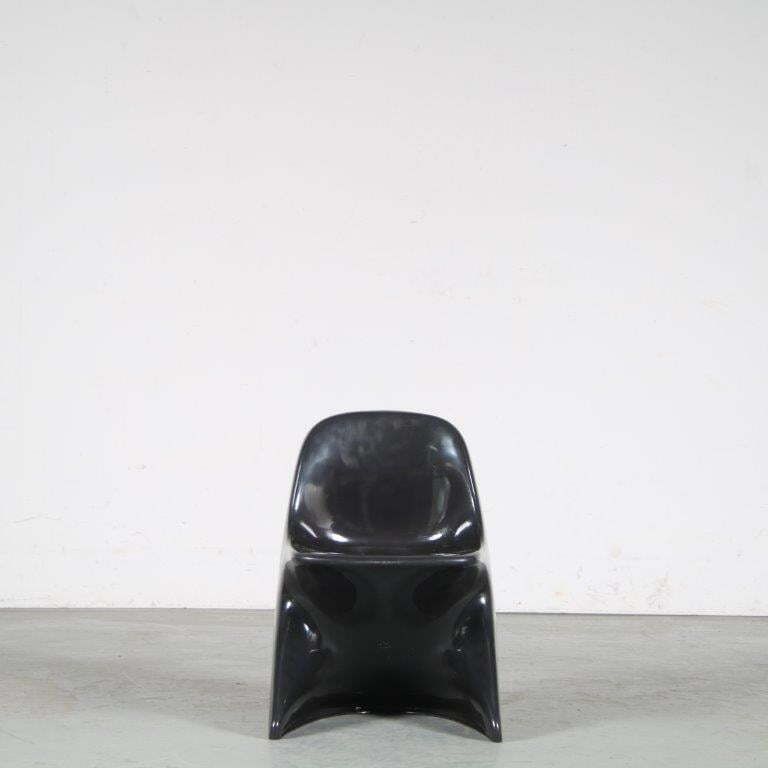 2000s Black “Casalino” Children Chair By Alexander Begge For Casala, Germany photo vinterior