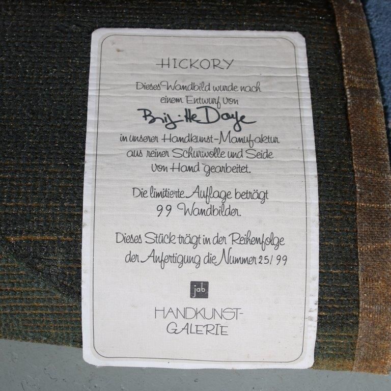 1970s “Hickory” Tapestry By Brigitte Doege For Jab, Germany photo buy
