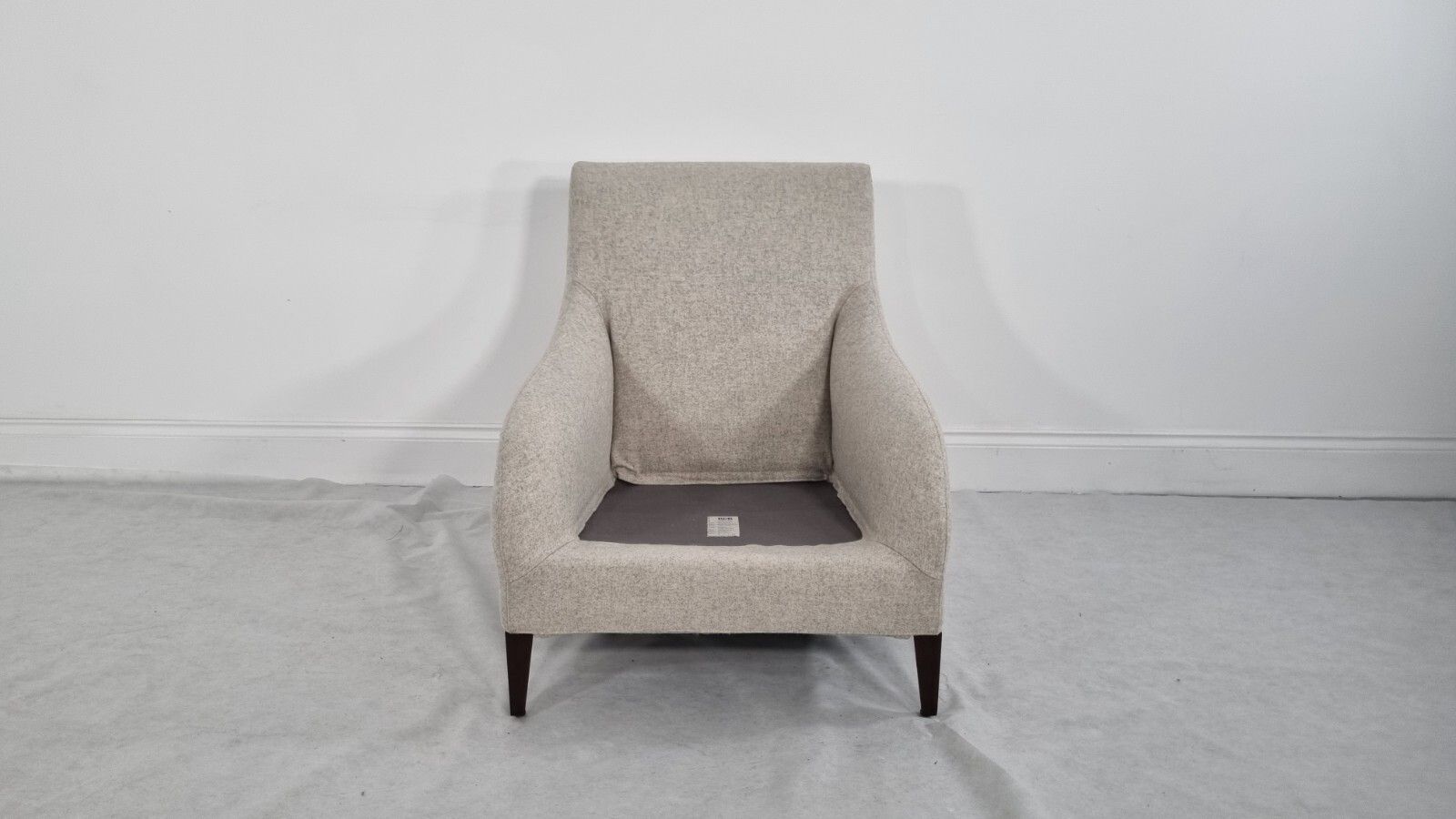 photo for sale Bb Italia Florence F3 Armchair In Grey With Hint Of Honey In Excellent Condition