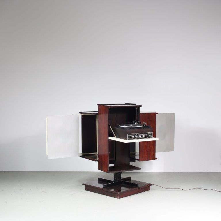 Claudio Salocchi Hifi Cabinet For Sormani, Italy 1960 photo Furniture