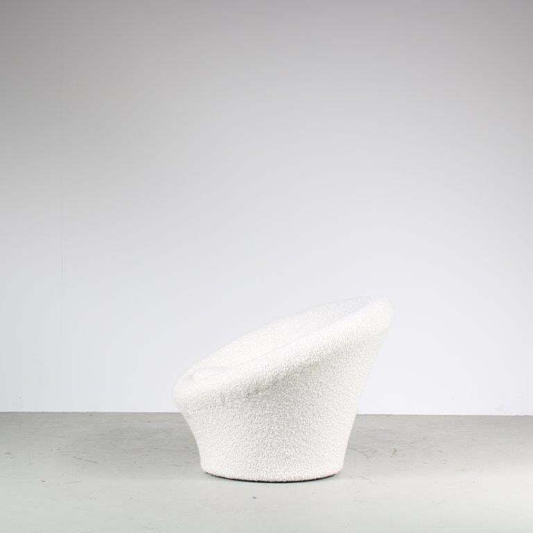 Furniture Pierre Paulin “Mushroom” Chair With Stool For Artifort, Netherlands 1960 photo