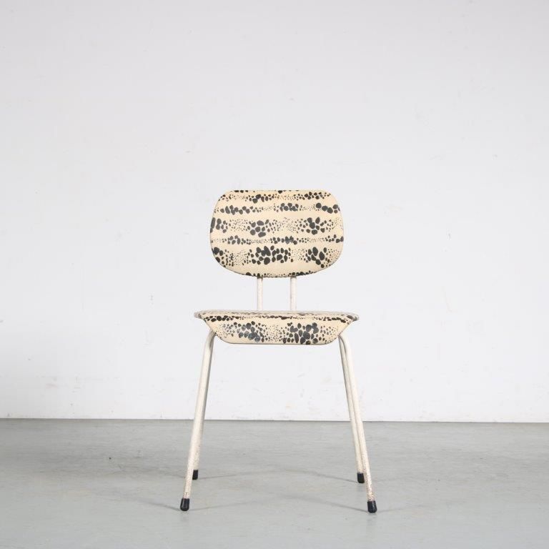 photo for sale 1950s Pair Of Willy Van Der Meeren Side Chairs For Tubax, Belgium