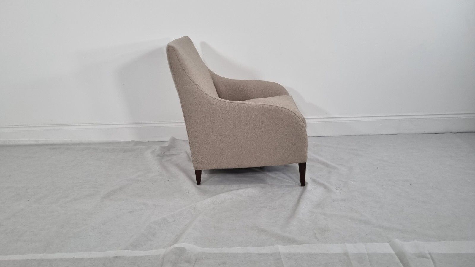 photo for sale Bb Italia Florence F3 Armchair In Honey Beige Boucle In Excellent Condition