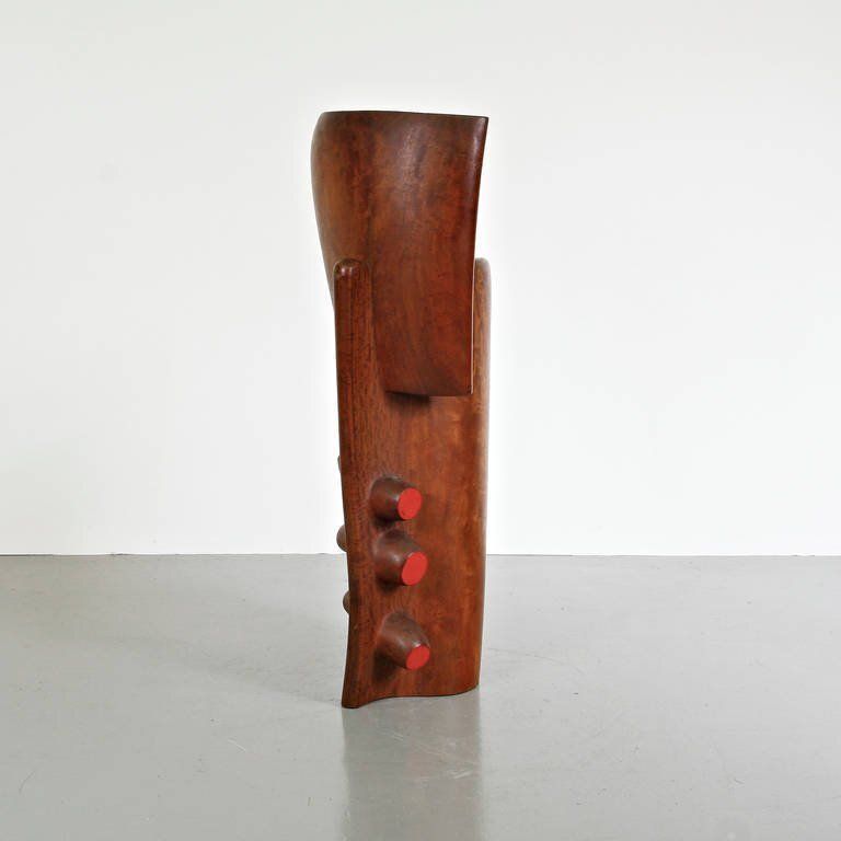 1950s Large French Wood Sculpture photo 25000.0