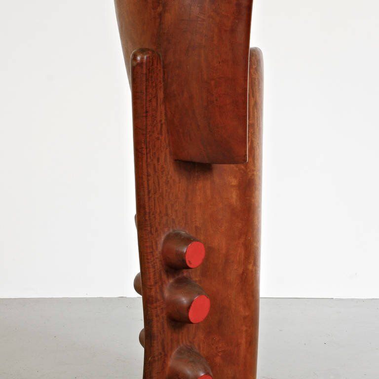1950s Large French Wood Sculpture photo vinterior