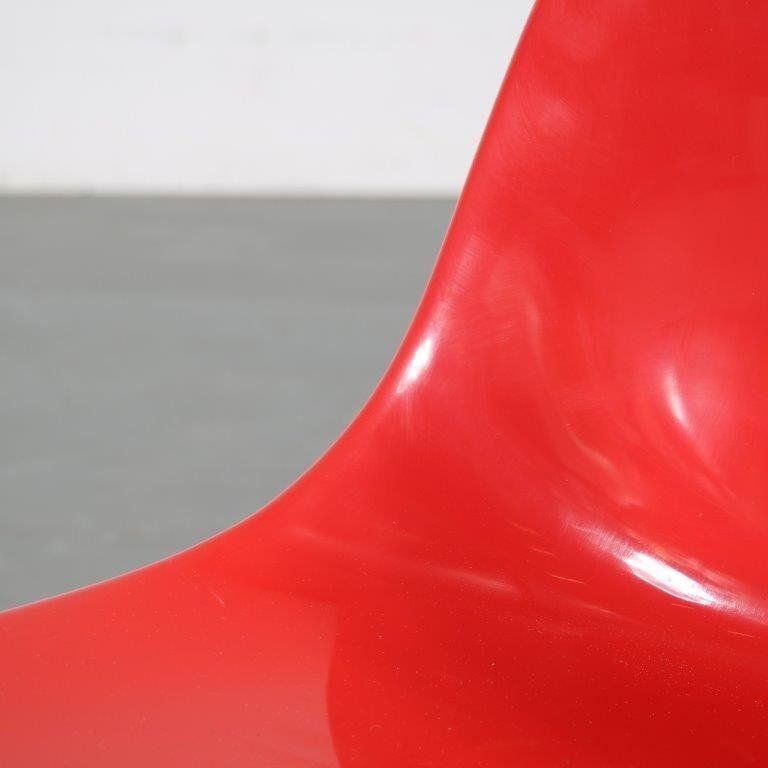 2000s Red “Casalino” Children Chair By Alexander Begge For Casala, Germany photo buy