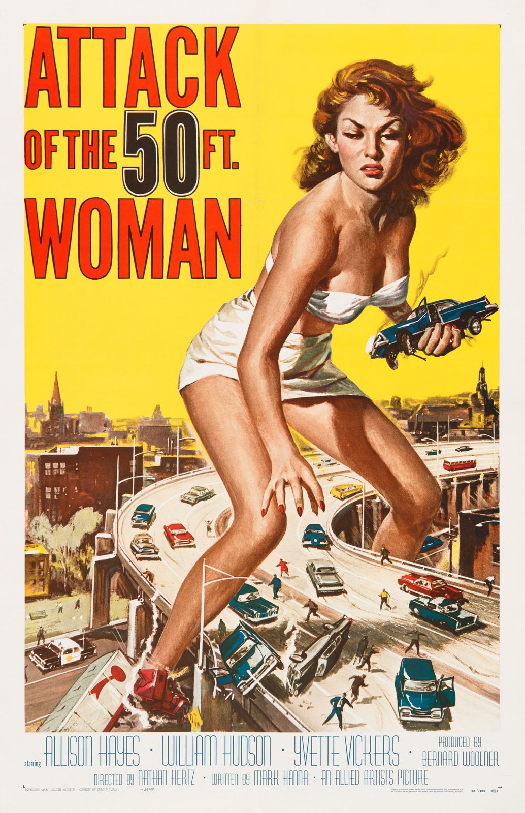 Attack Of The 50ft. Woman, Us One Sheet Film Poster, 1958