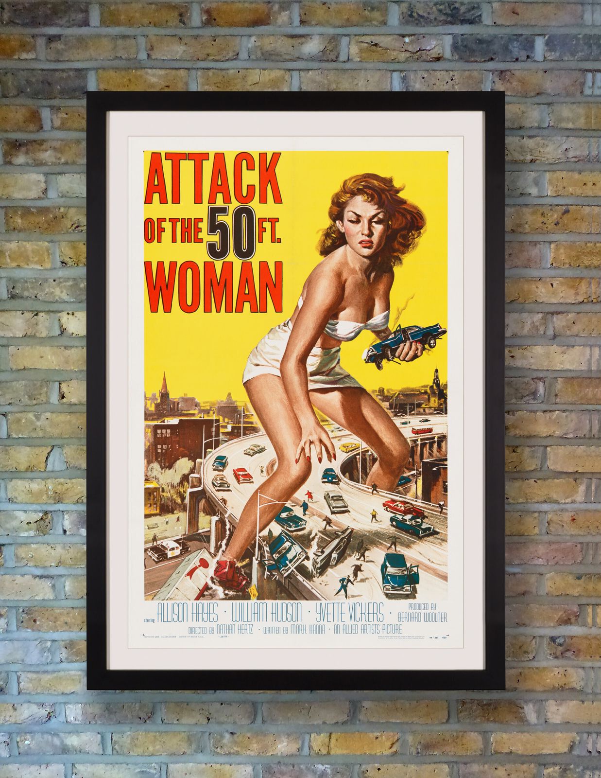 Attack Of The 50ft. Woman, Us One Sheet Film Poster, 1958 photo furniture