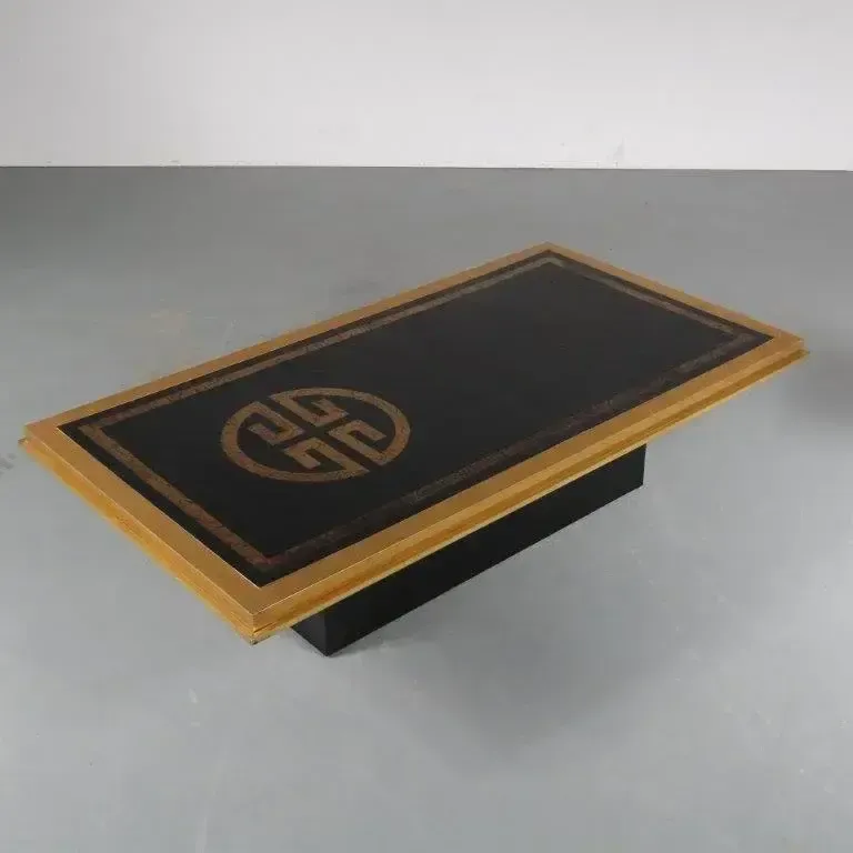 Rare Coffee Table By Denisco, Italy 1970 photo vintage