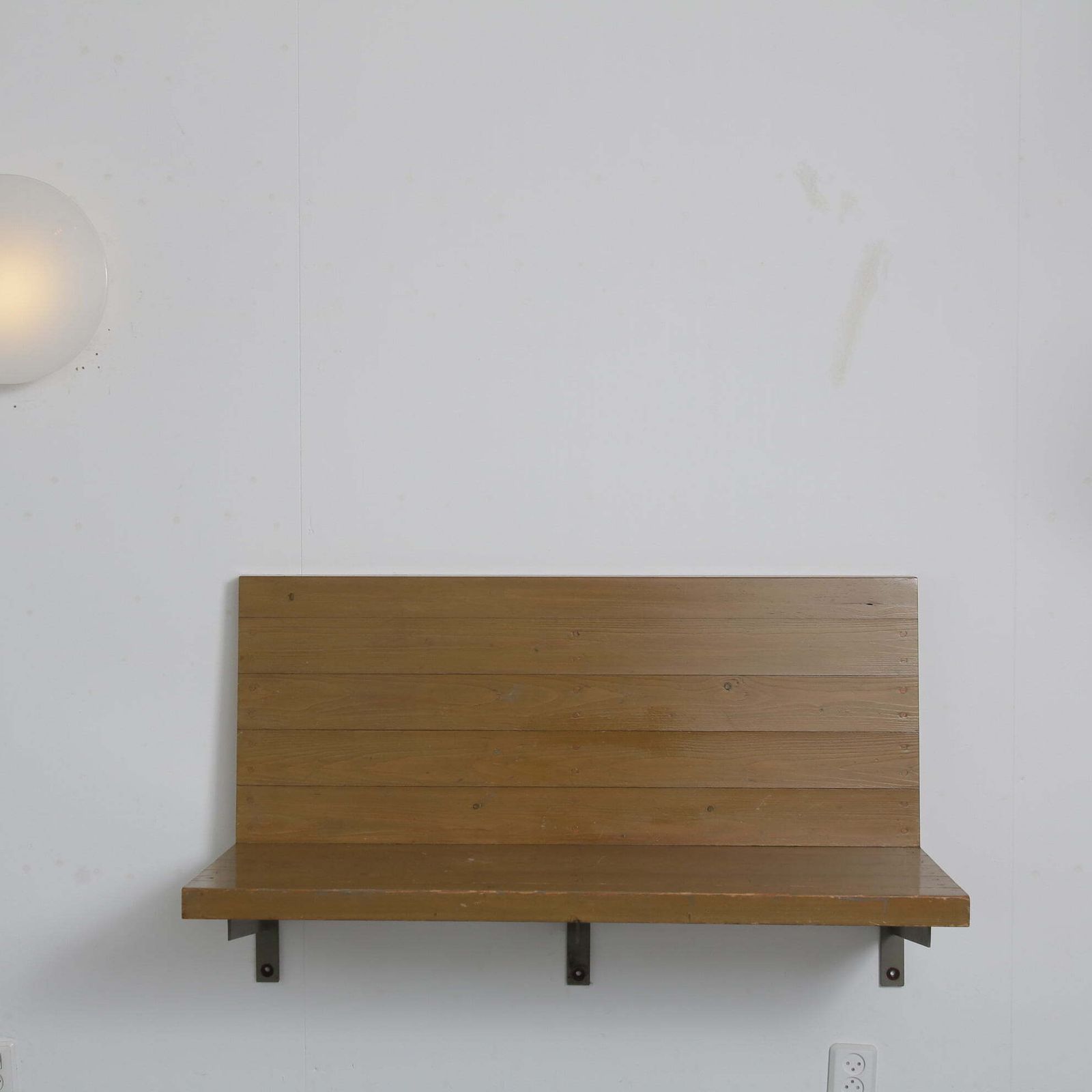 Rare Dom Hans Van Der Laan Wall Mounted Bench, Netherlands 1970 photo for sale