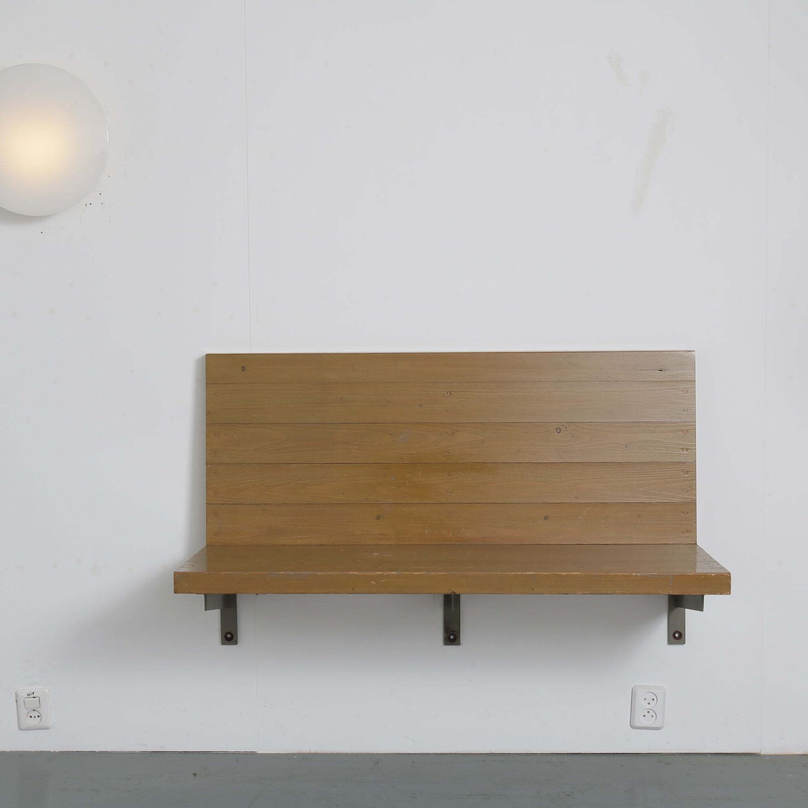 Rare Dom Hans Van Der Laan Wall Mounted Bench, Netherlands 1970 photo Furniture
