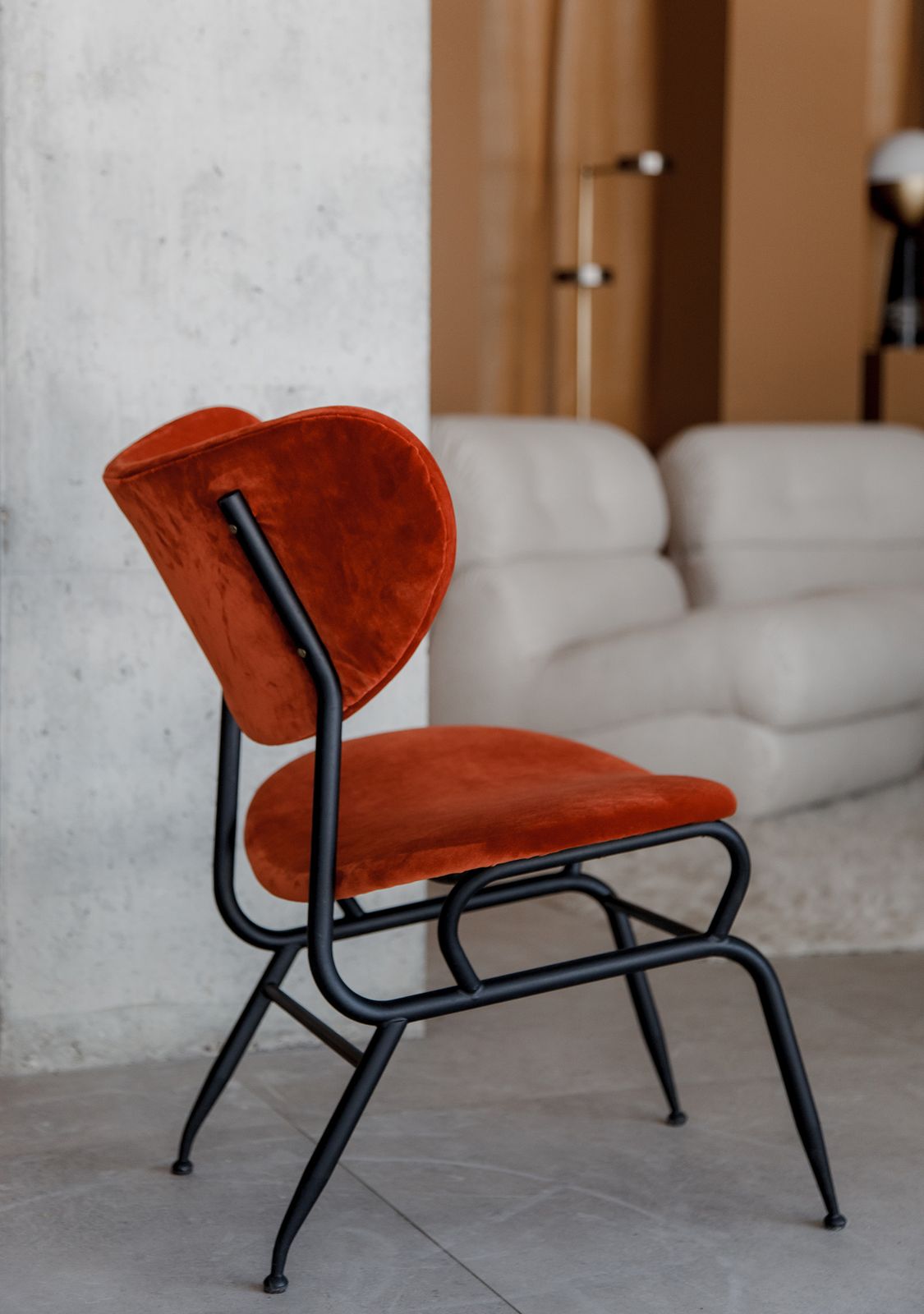 'Burnt Orange' Midcentury Armchair photo 645.0