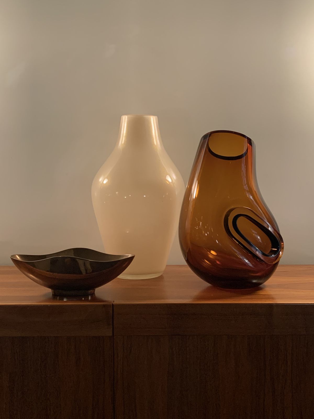 Home Decor Big Vase In Glass And Gold Leaf By Barovier & Toso, Italy, 1980s photo