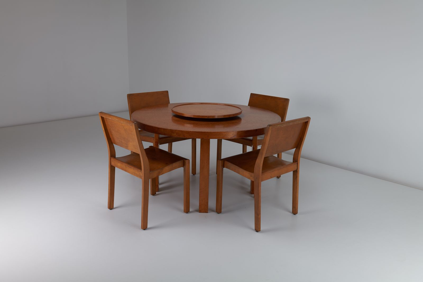 Alvar & Aino Aalto Dining Table With Lazy Susan Model Model 91 & A91, 1933 photo 11000.0