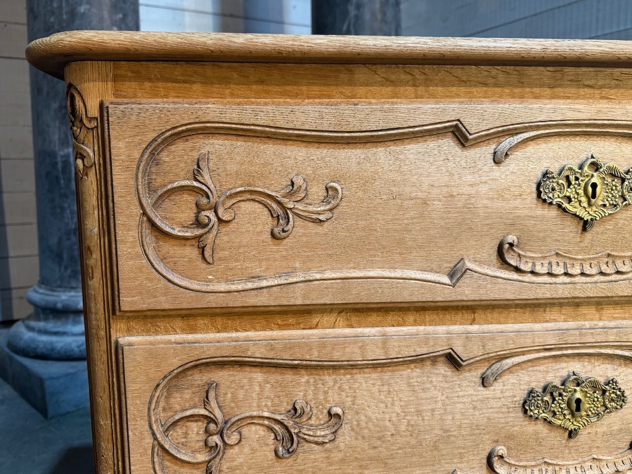 Rare Pair French Commode Chests Of Drawers photo for sale