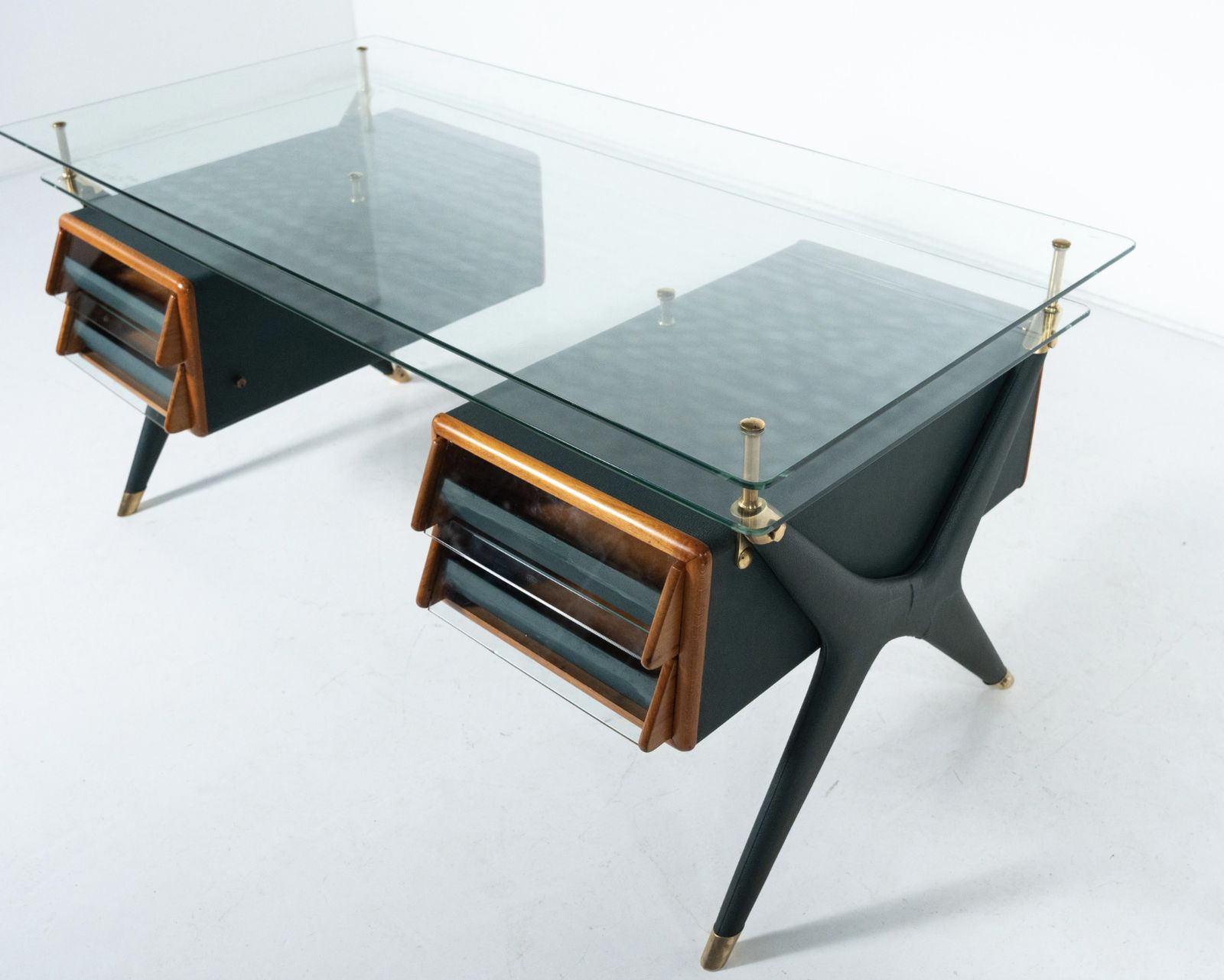 photo for sale Large Desk By Silvio Berrone From The Bialetti Building, Omegna, Italy, 1955