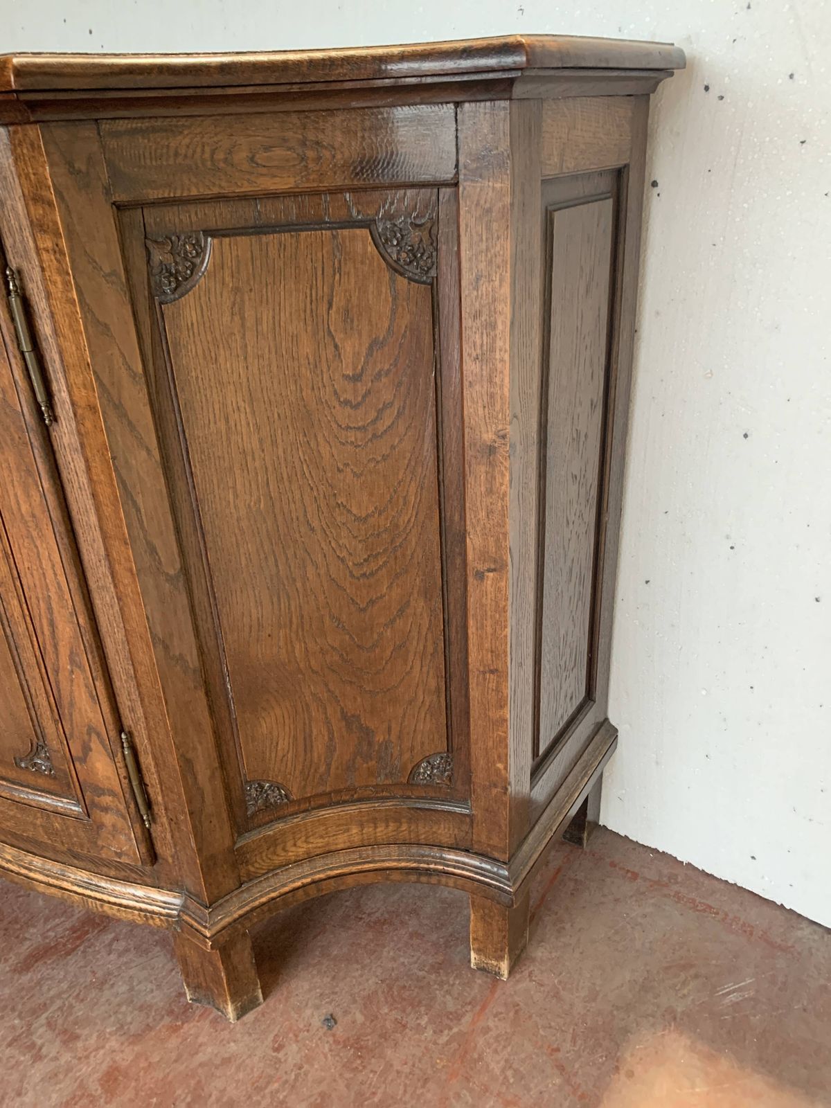 Furniture Louis XIV Style Sideboard In Solid Oak 19th Century photo